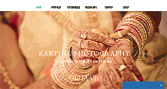 Desktop Screenshot of karthikphotography.com